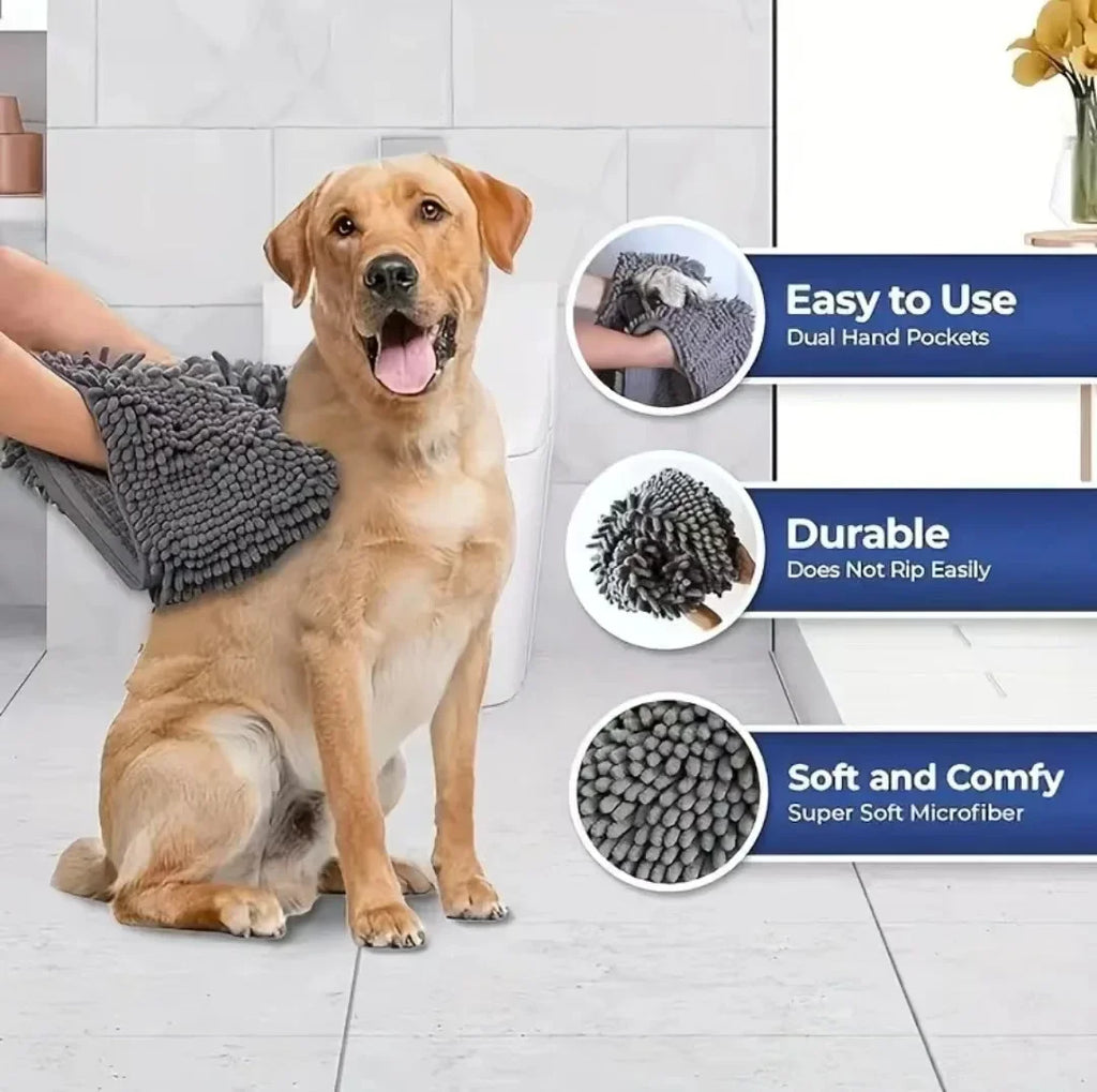 Quick-Dry Towel for Dogs & Cats
