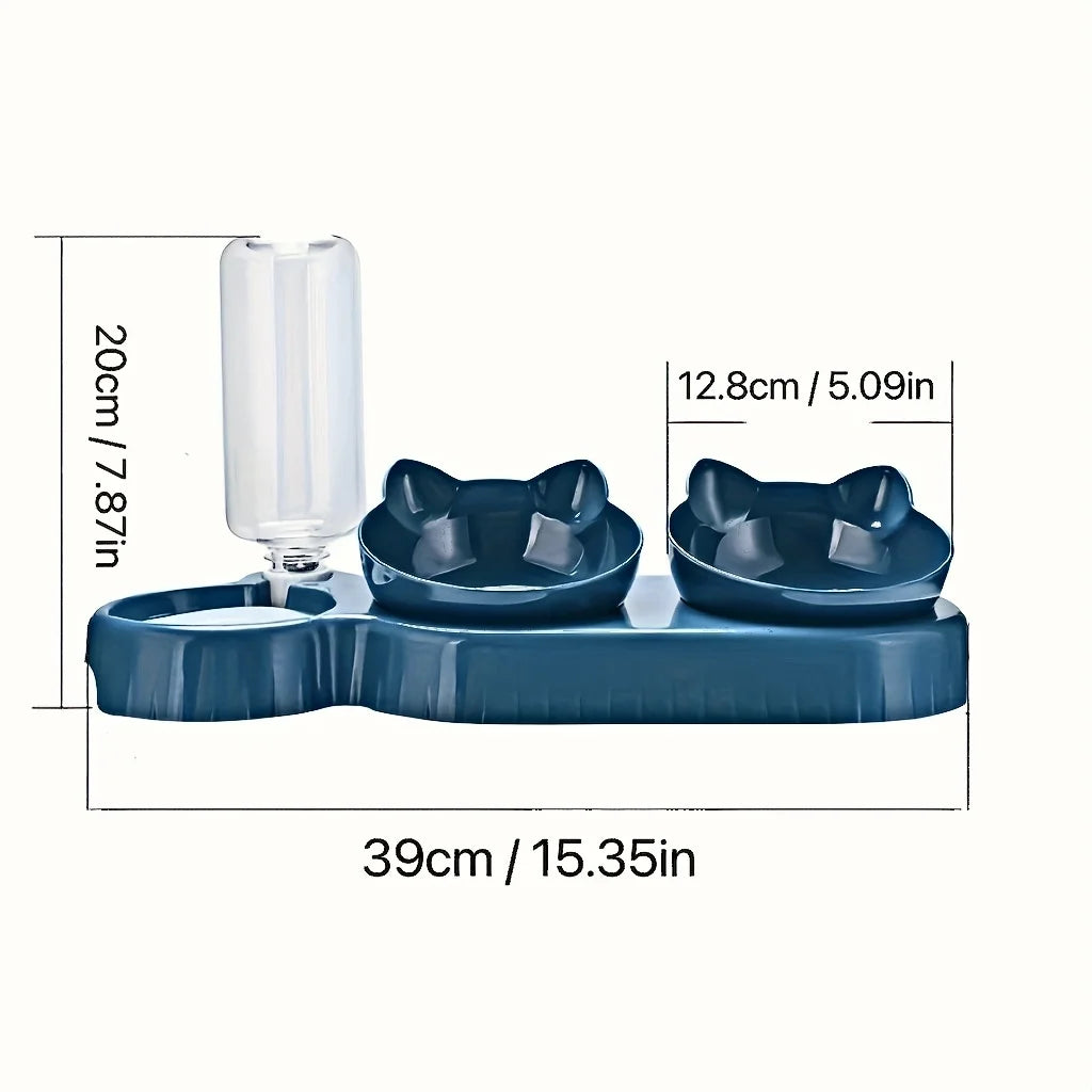 Tilted Bowl Set for Cats