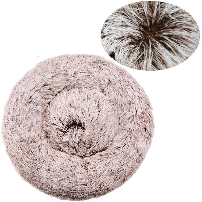 Cozy Round Bed for Dogs & Cats