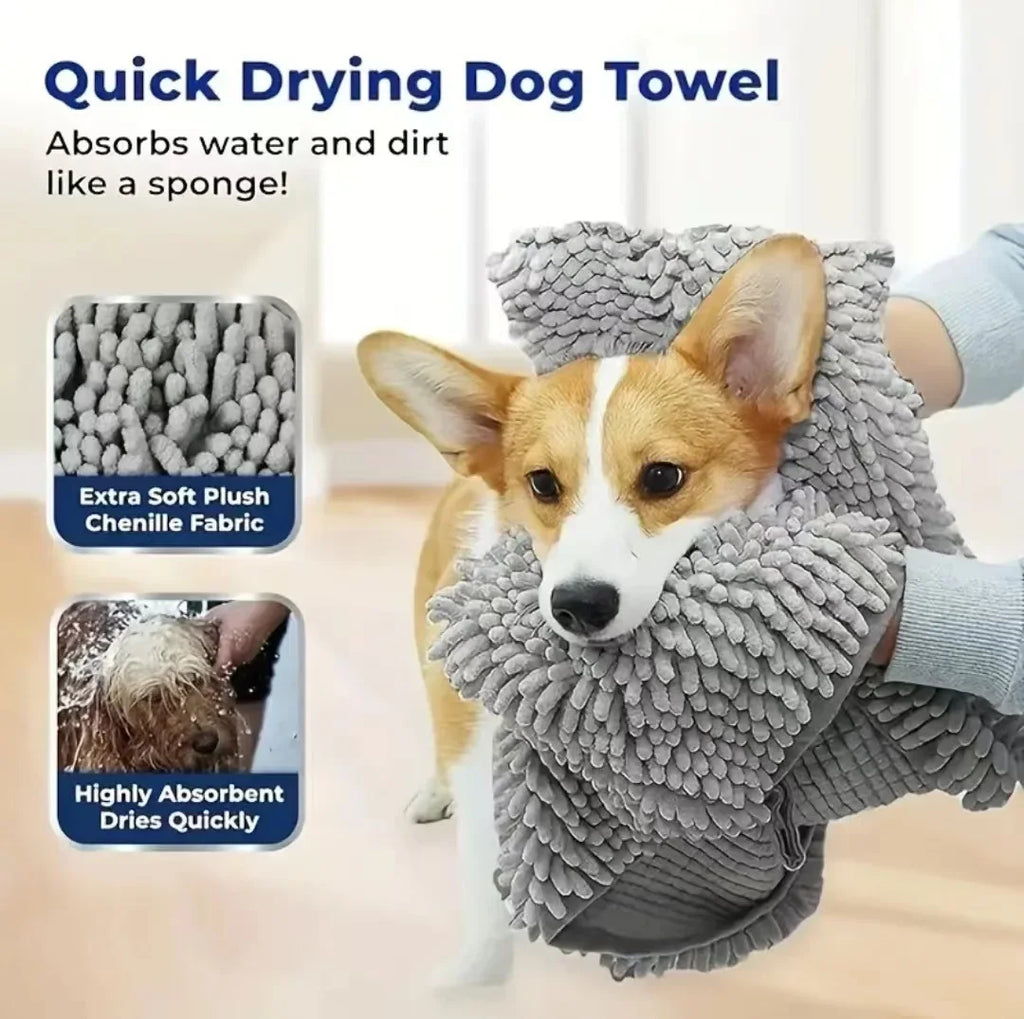 Quick-Dry Towel for Dogs & Cats