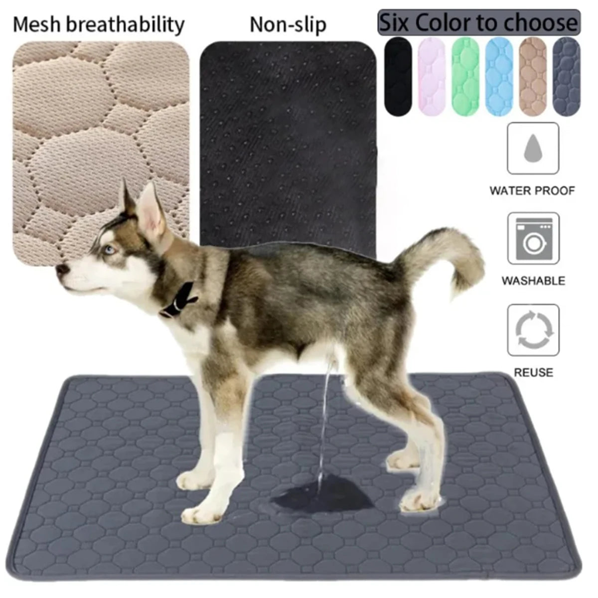 Washable Training Pad for Dogs & Cats