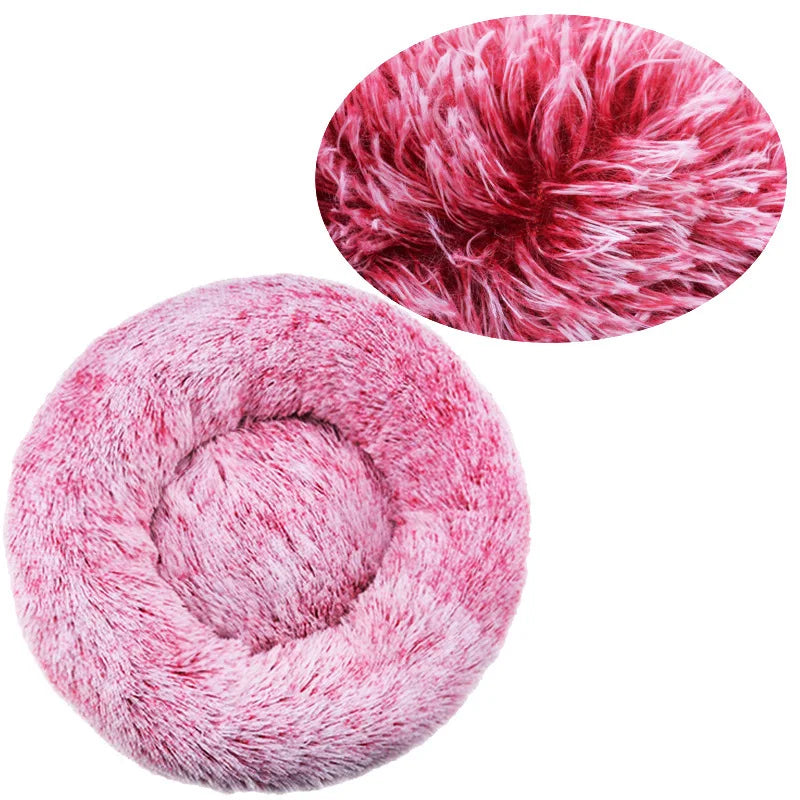 Cozy Round Bed for Dogs & Cats